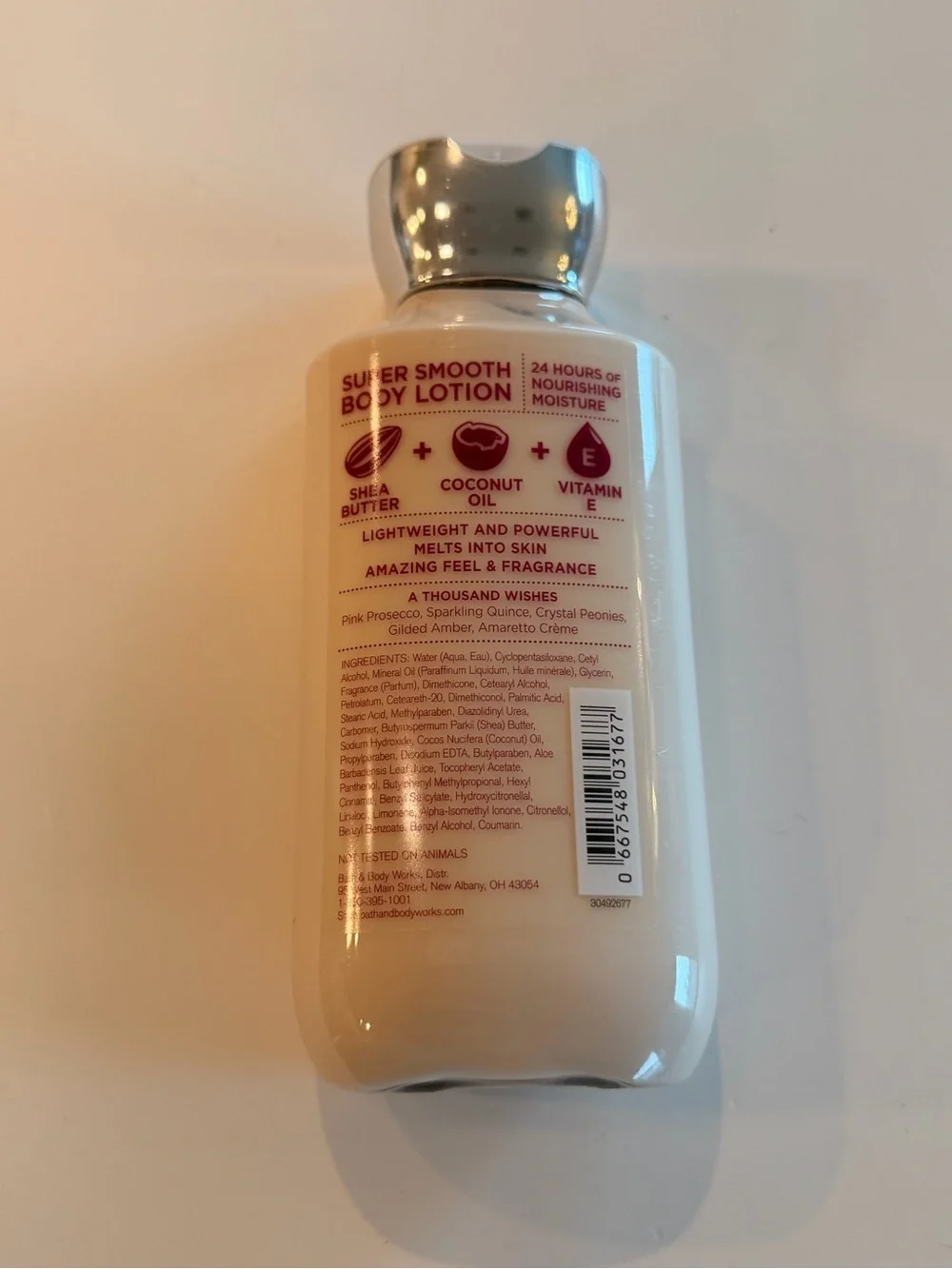 Bath & Body Works A Thousand Wishes Body Lotion - Pink and Silver